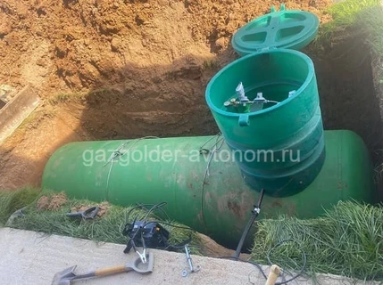Монтаж газгольдера для постоянного проживания
