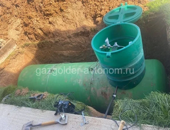 Подземный газгольдер Спецгаз в Ногинске под ключ для частного дома
