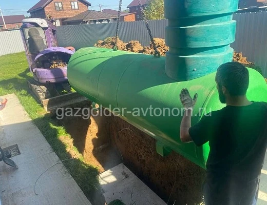 Особенности газгольдера для дома под ключ в Ногинске